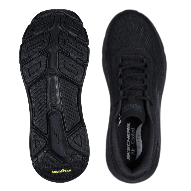 Skechers stabil Herren-Sneaker - Schwarz