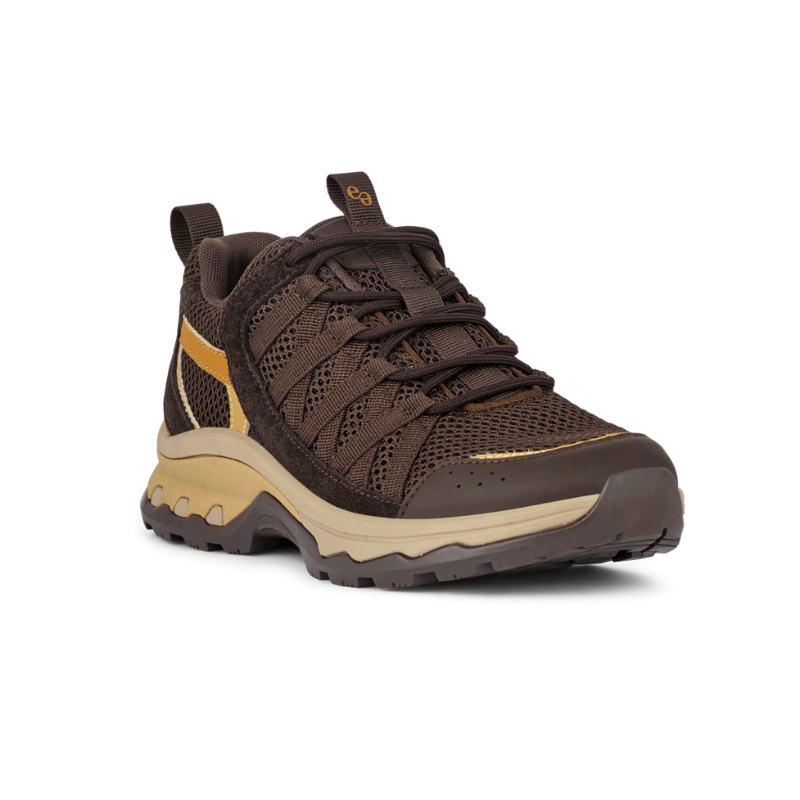 Green Comfort damesneaker - Brun