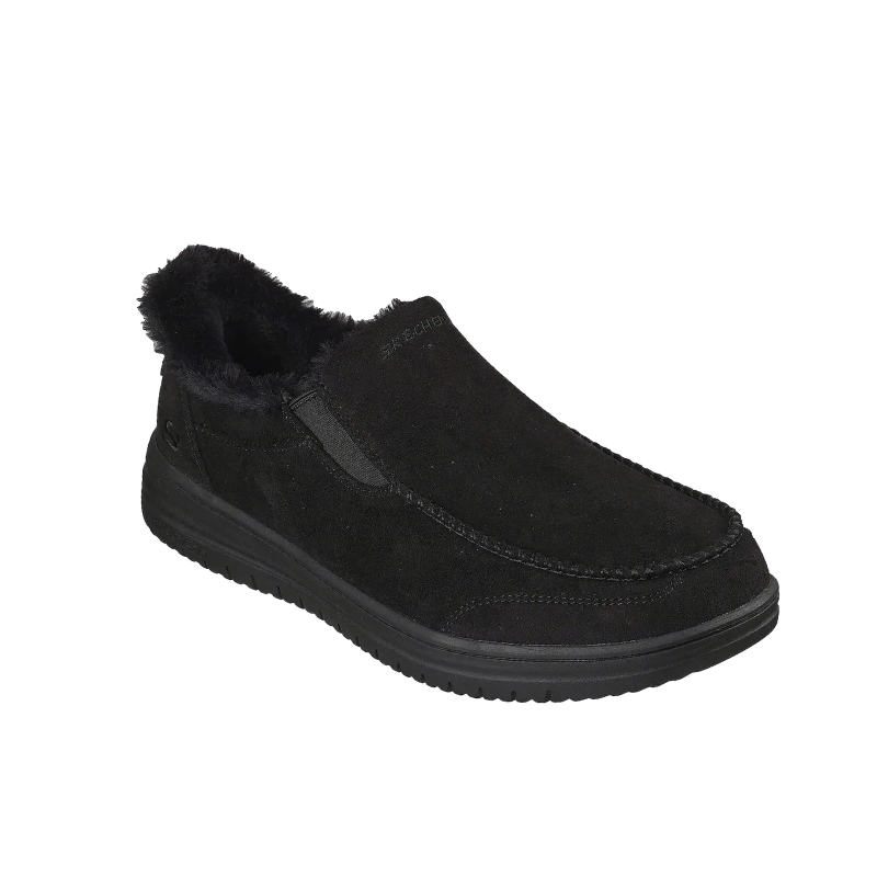 Skechers slip-in Herren-Hausschuhe – Schwarz