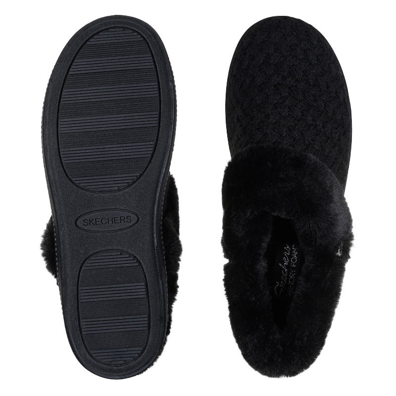 Skechers damehjemmesko - Sort