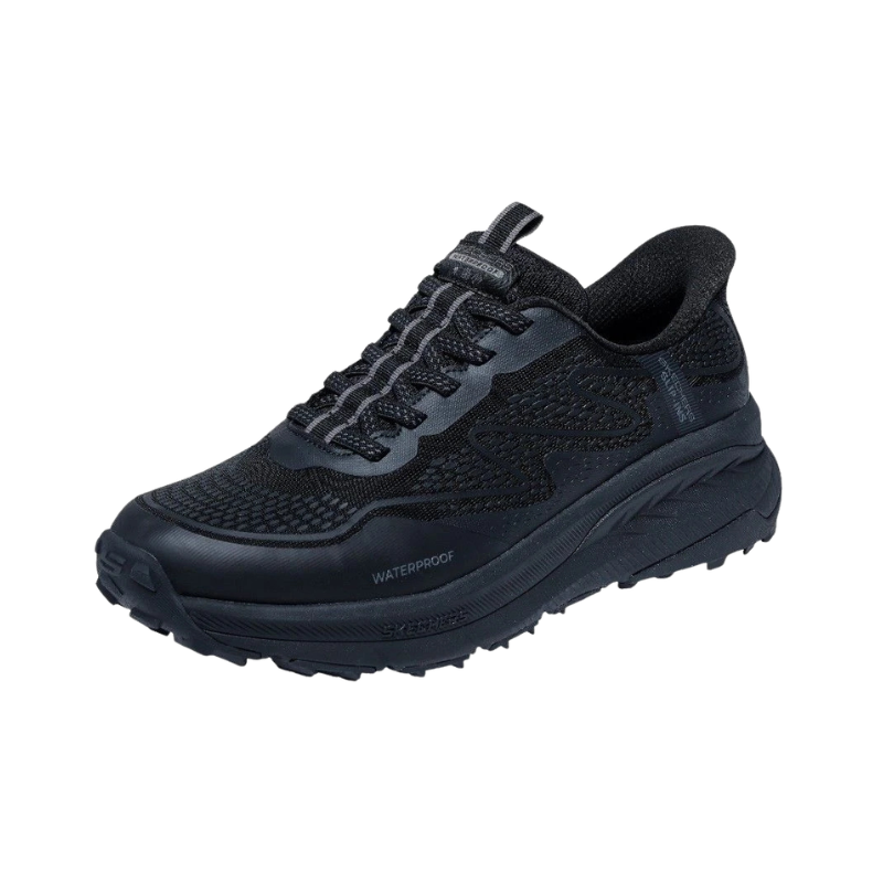 Skechers wasserdichter Herren-Sneaker - Schwarz
