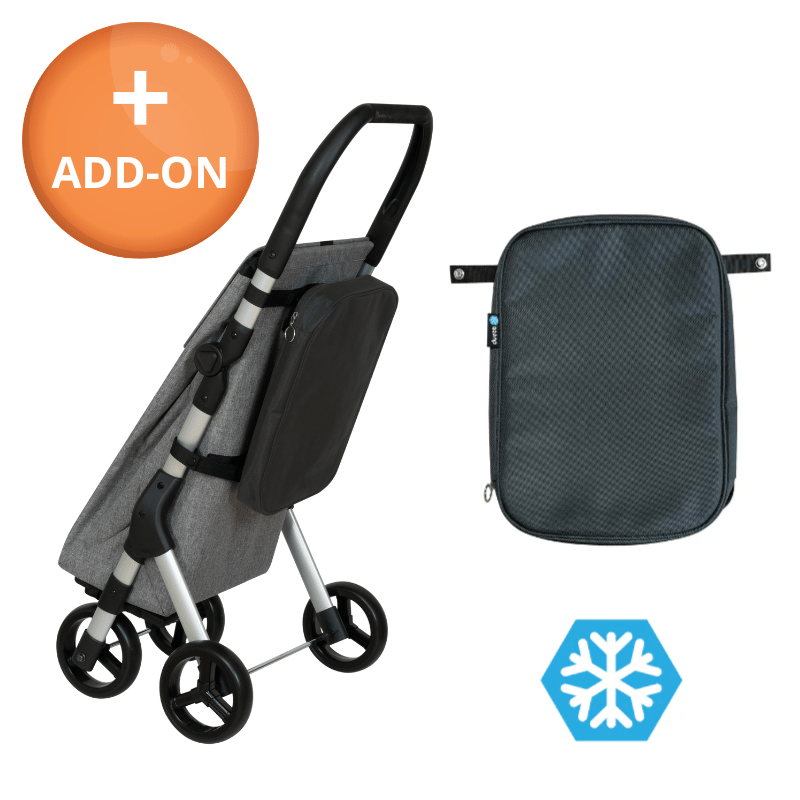 Muuvi Up Texture indkøbsvogn - Grå