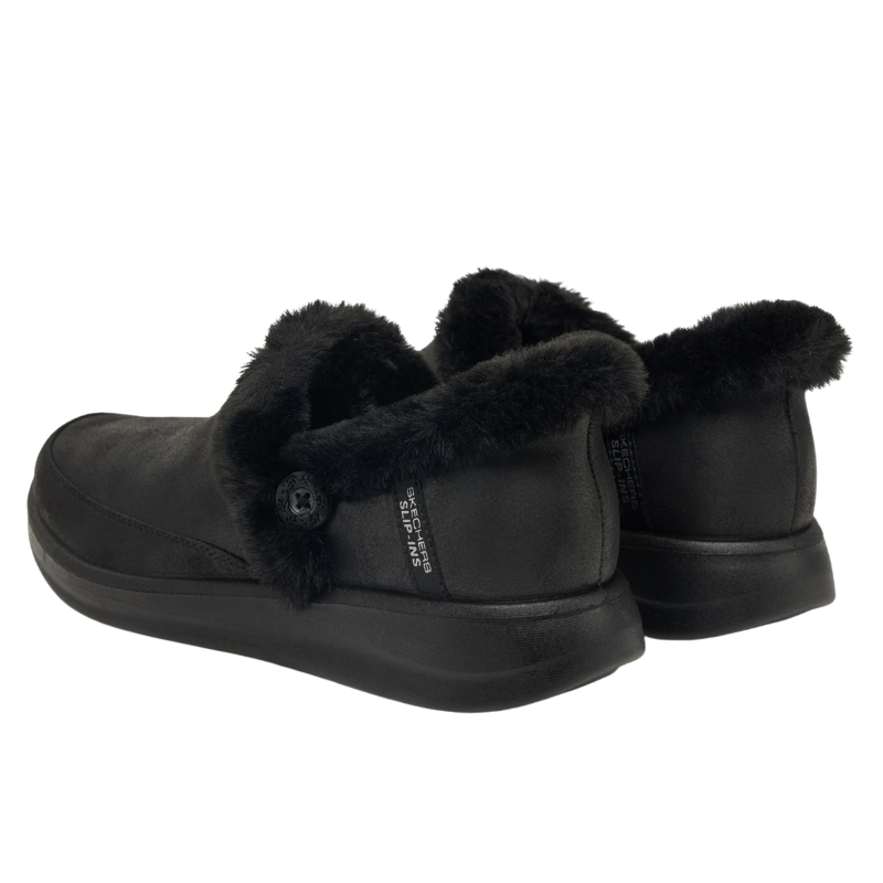 Skechers slip-in Damenhausschuhe - Schwarz