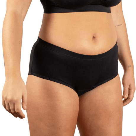 Inkontinens hipster/trusse - Sort