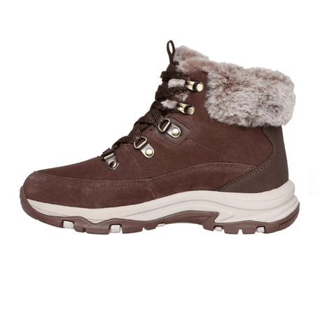 Skechers varm damestøvle - Brun