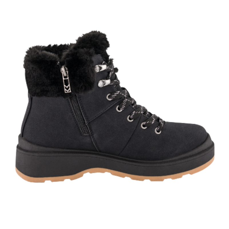Skechers wasserdichter Damenstiefel - Schwarz