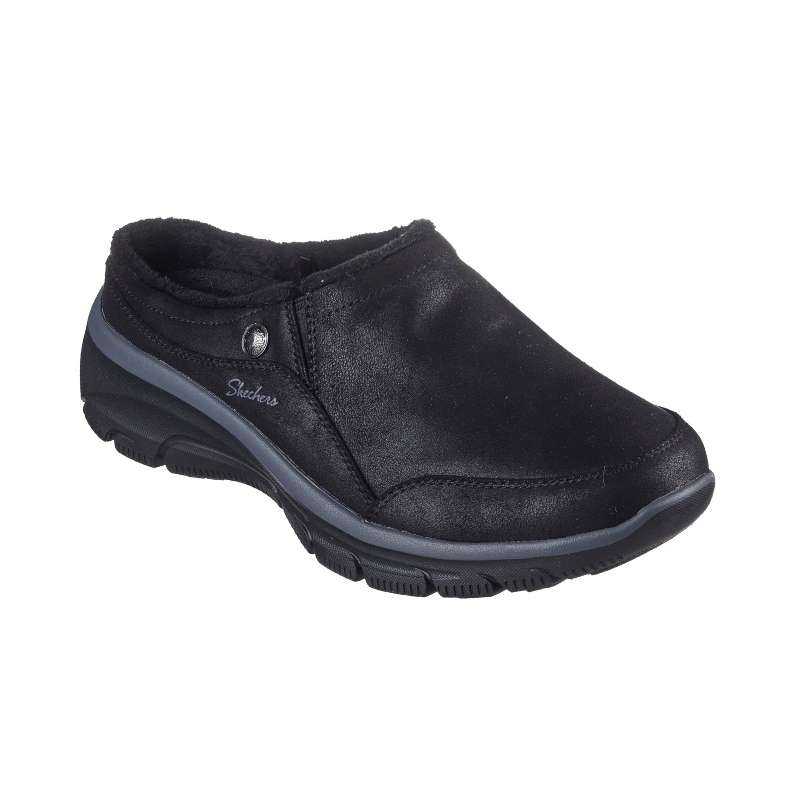 Skechers dameslippers - Sort