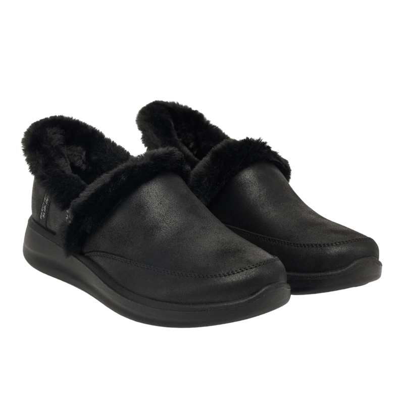 Skechers slip-in Damenhausschuhe - Schwarz