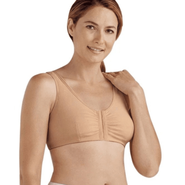 Beige BH med frontlukning - Frances