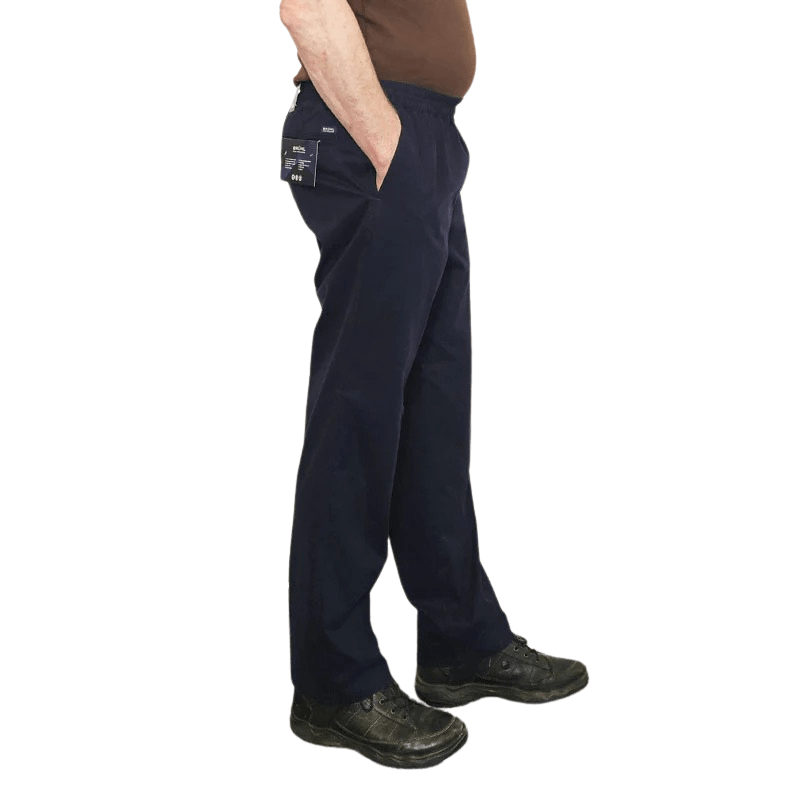 Bukser med elastisk talje - Mørkeblå