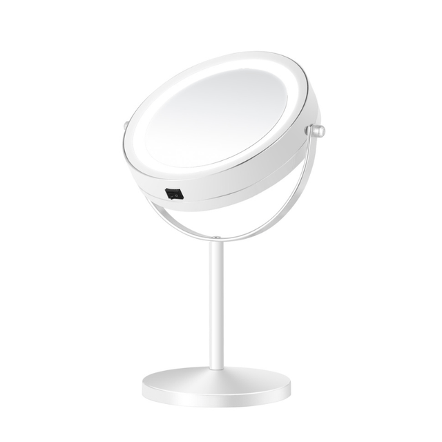 Makeup - spejl med lys - 1x / 10x forstørrelse