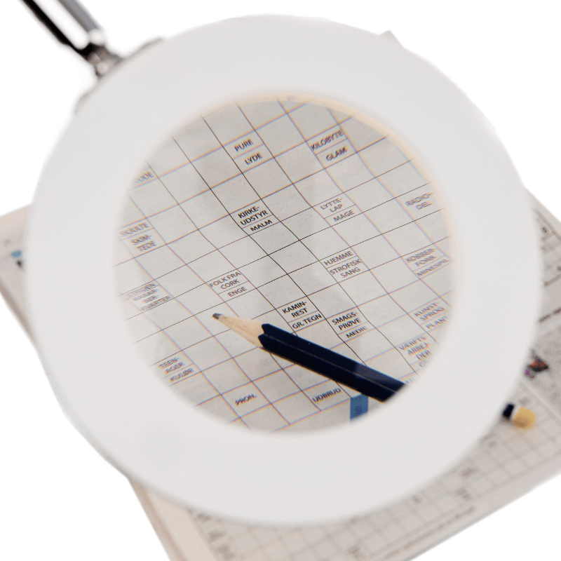 LED luplampe til gulv og bord - 3x forstørrelse