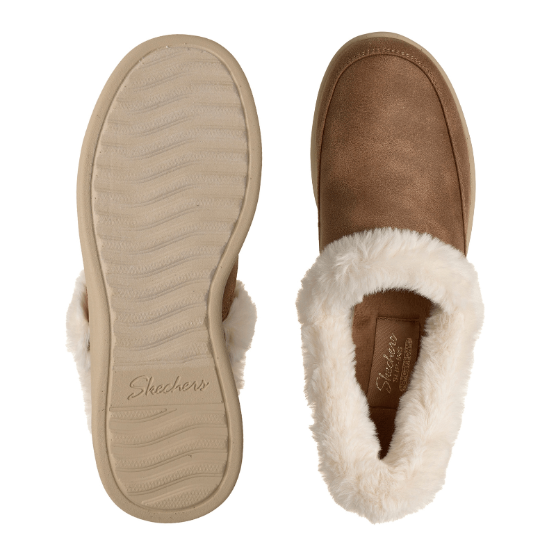 Skechers damehjemmesko - Kastanje