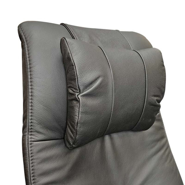 Himolla nakkepude, Buet, Sort læder - Seniorshop