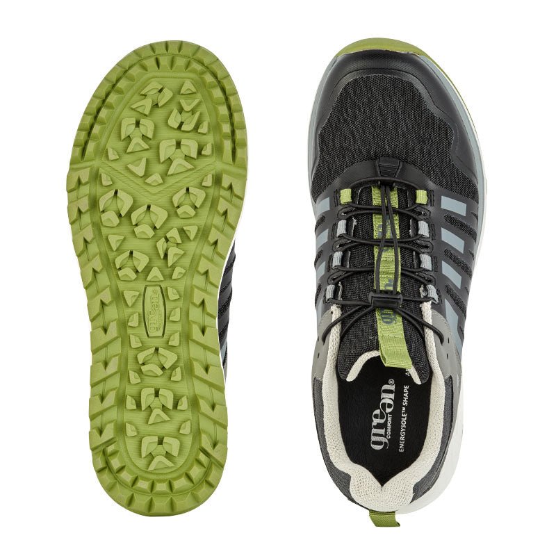 Green Comfort outdoor herresneaker - Grøn - Seniorshop