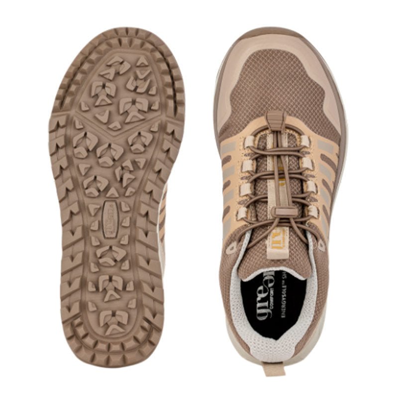 Green Comfort outdoor damesneaker - Sand/brun