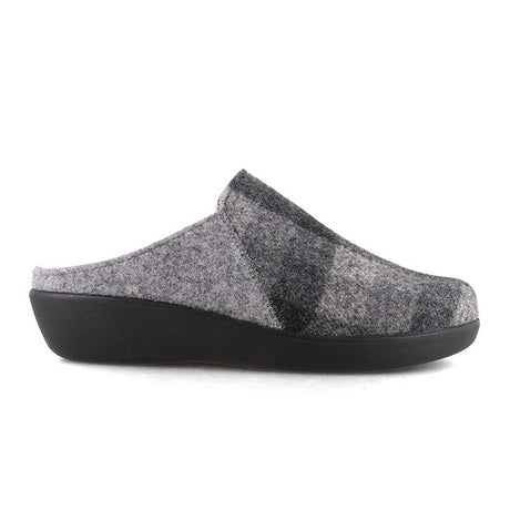 Berkemann dameslipper - Gråternet - Seniorshop