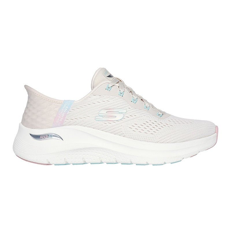 Skechers slip - in damesneaker - Hvid - Seniorshop