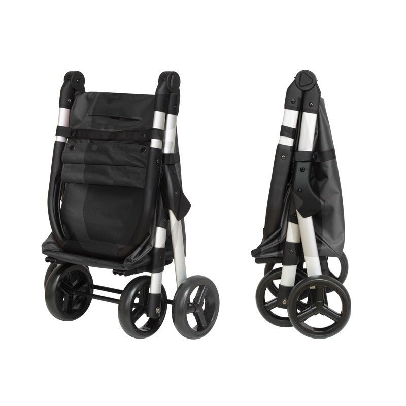 Muuvi Up indkøbsvogn - Sort - Seniorshop