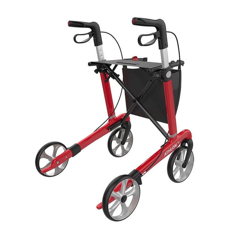 Athlon SL Rollator *SUPER LET* - Rød - Seniorshop