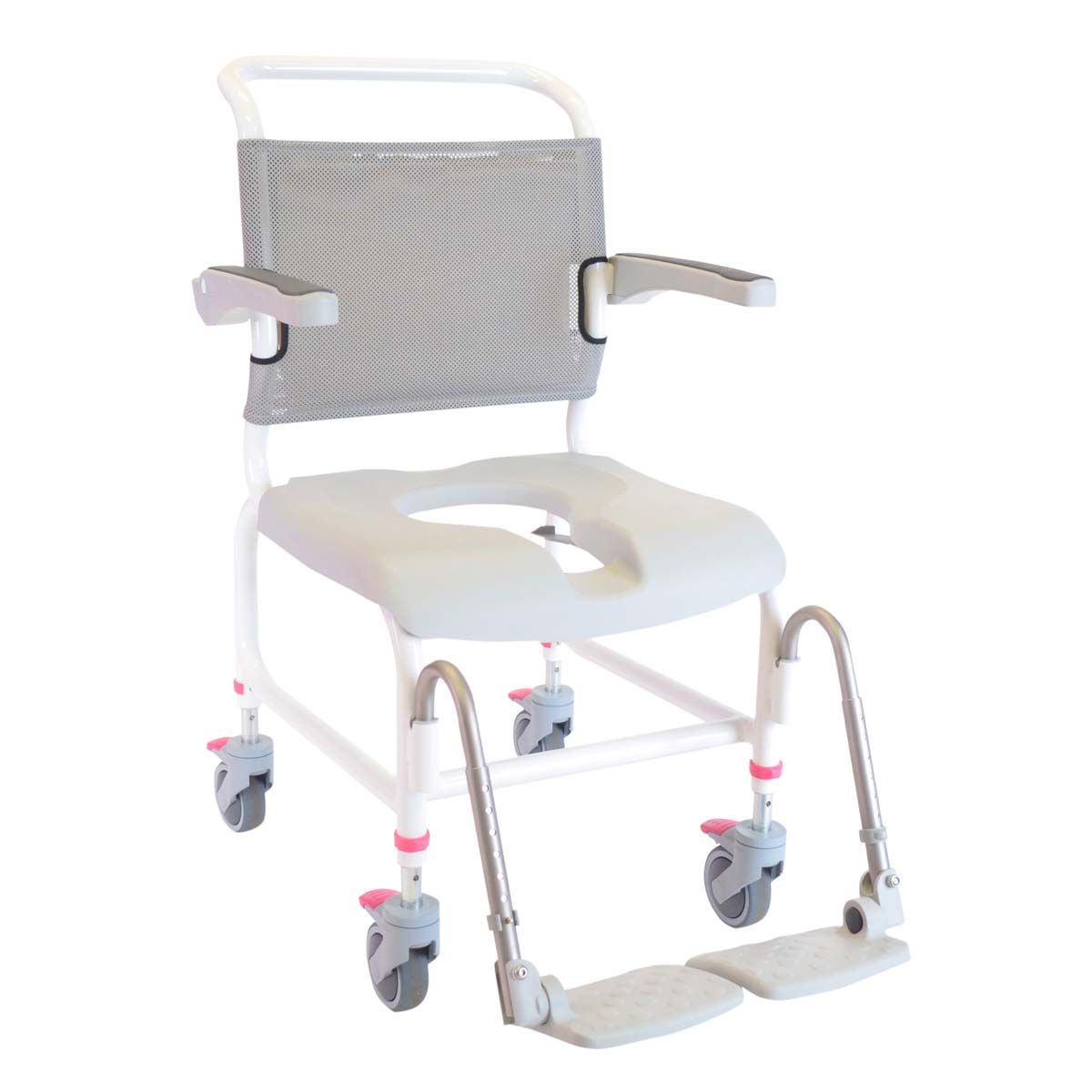 Let badestol / Toiletstol på hjul - Seniorshop