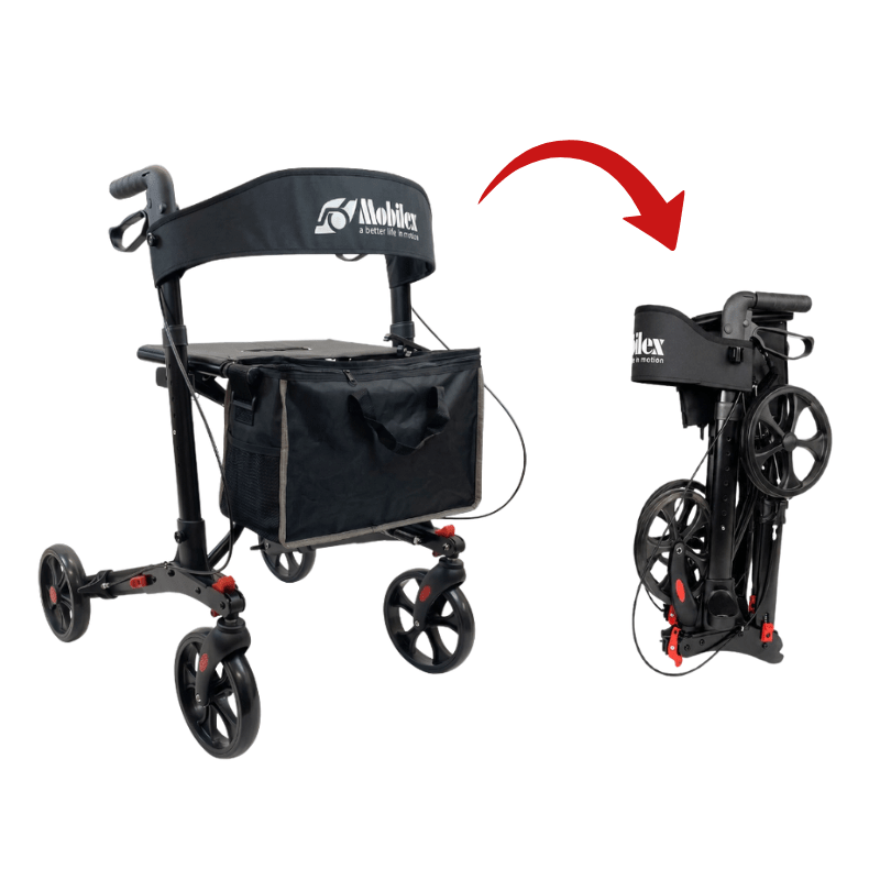 Panther Compact rollator - Sort