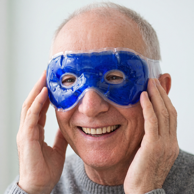 Wärme-/Kühlkissen für die Augen
