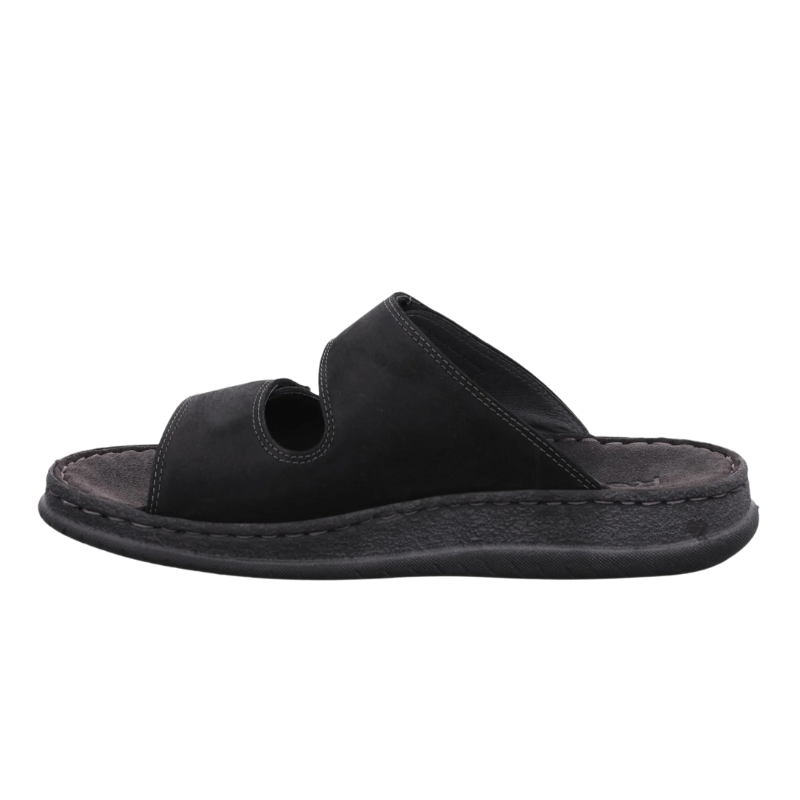 Rohde herreslipper med velcro - Sort