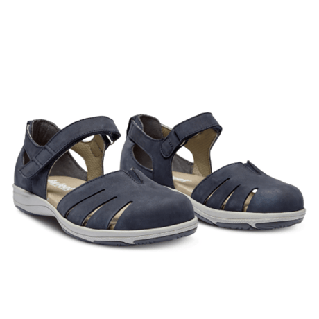 New Feet lukket damesandal - Mørkeblå