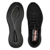 Skechers sporty slip - in herresneaker - Sort