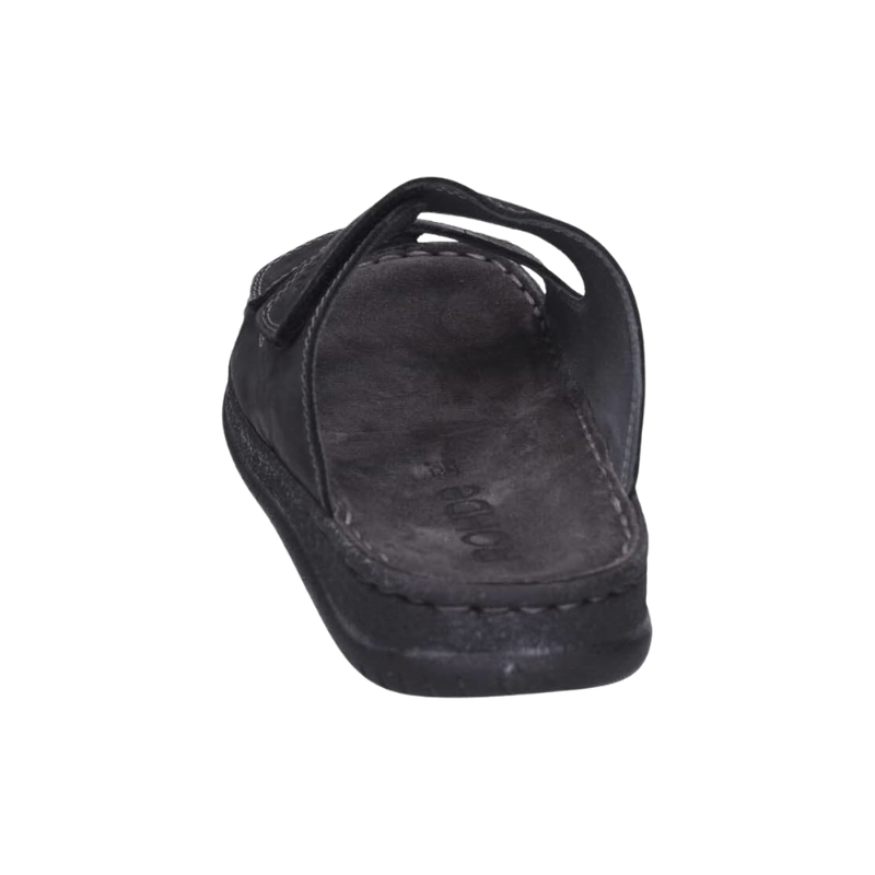 Rohde herreslipper med velcro - Sort