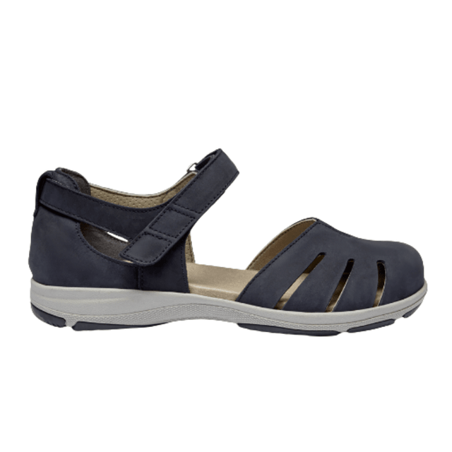 New Feet lukket damesandal - Mørkeblå