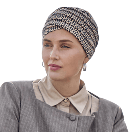 Yoga turban - Beige snake