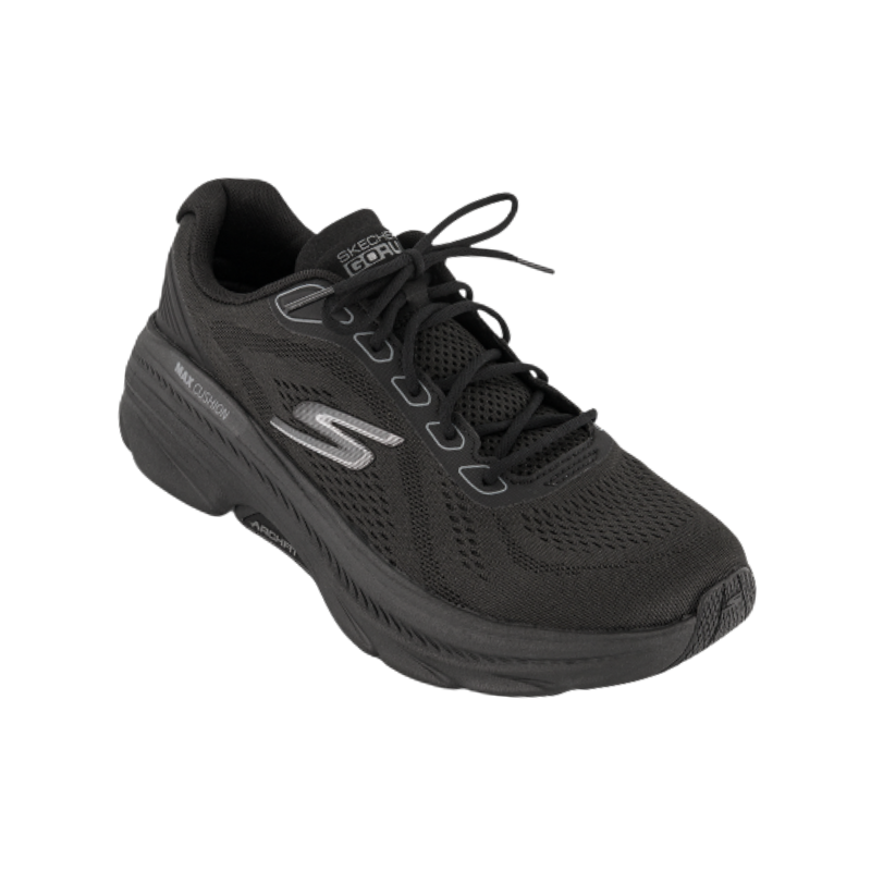 Skechers stoßdämpfender Damen-Sneaker - Schwarz