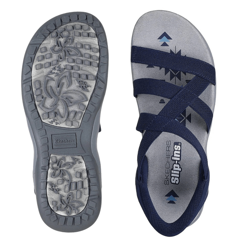 Skechers slip - in damesandal - Blå