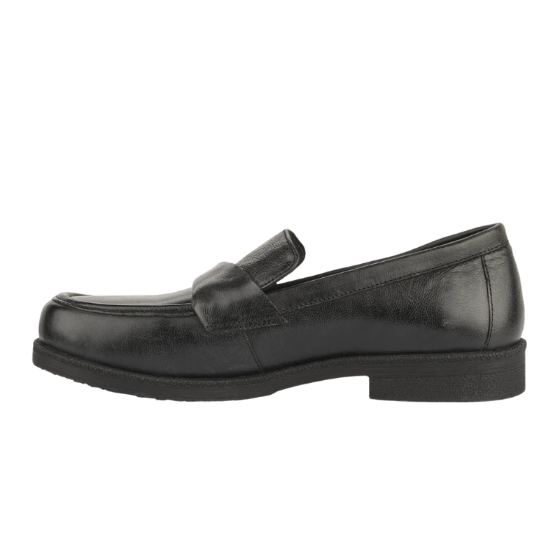 Green Comfort breiter Damen-Loafer – Schwarz