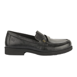 Green Comfort breiter Damen-Loafer – Schwarz
