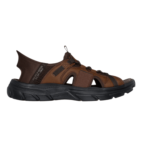 Skechers slip - in herresandal - Mørkebrun