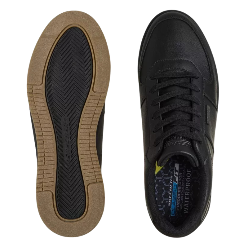 Skechers wasserabweisender Herren-Sneaker - Schwarz