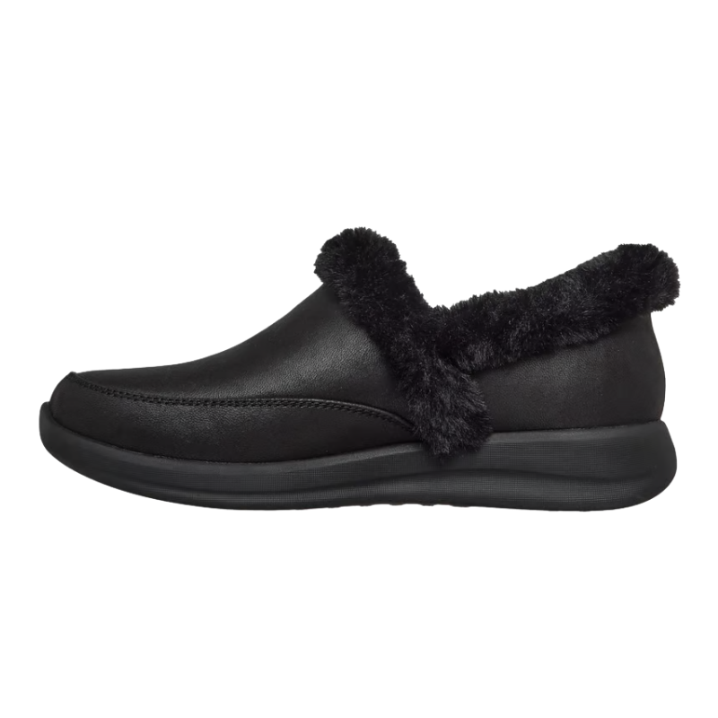 Skechers slip-in Damenhausschuhe - Schwarz