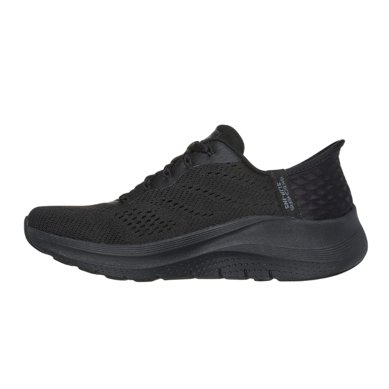 Skechers breite slip-in Damen-Sneaker - Schwarz