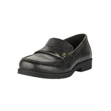 Green Comfort breiter Damen-Loafer – Schwarz