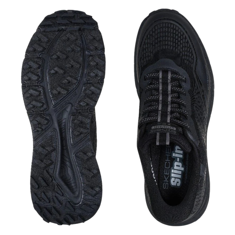 Skechers wasserdichter Herren-Sneaker - Schwarz