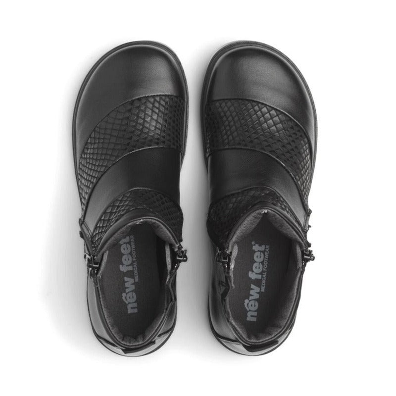 New Feet ankelstøvle - Sort