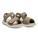 Leichte Damensandale, Sand, New Feet