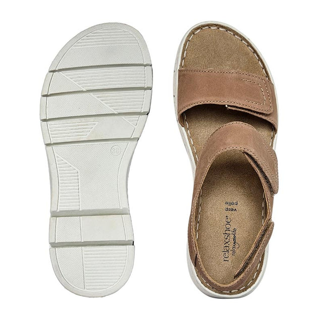 Damen-Sandale, Sand, Relaxshoe