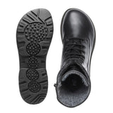 New Feet lang damestøvle - Sort
