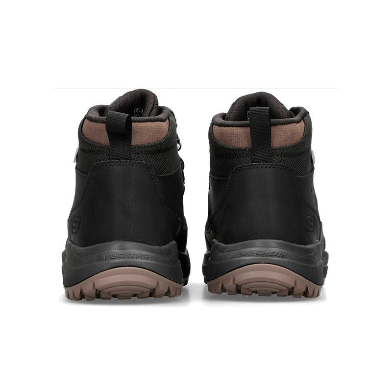 Skechers vandtæt herrestøvle - Sort