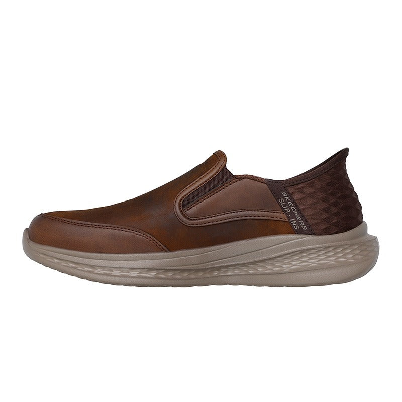 Skechers slip-in herresko - Brun