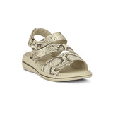 Green Comfort damesandal - Snake